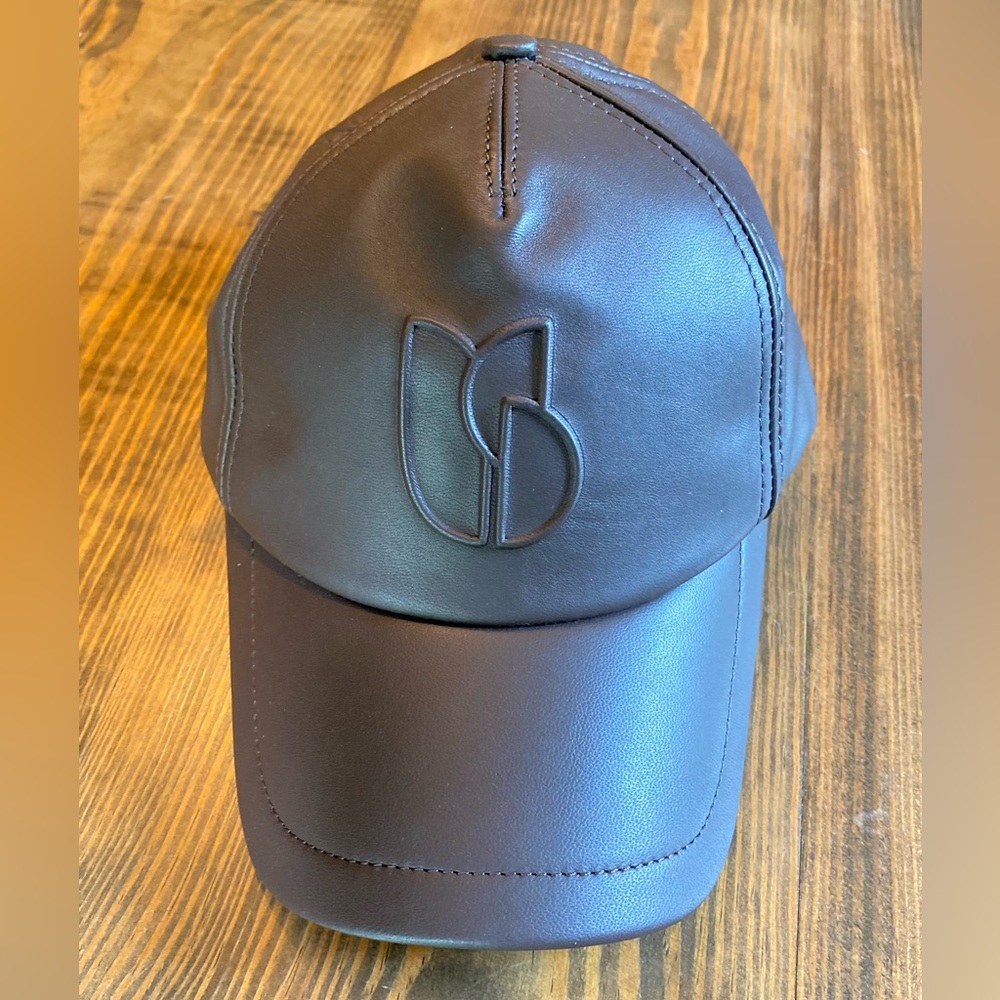 ba&sh HALY brown leather hat